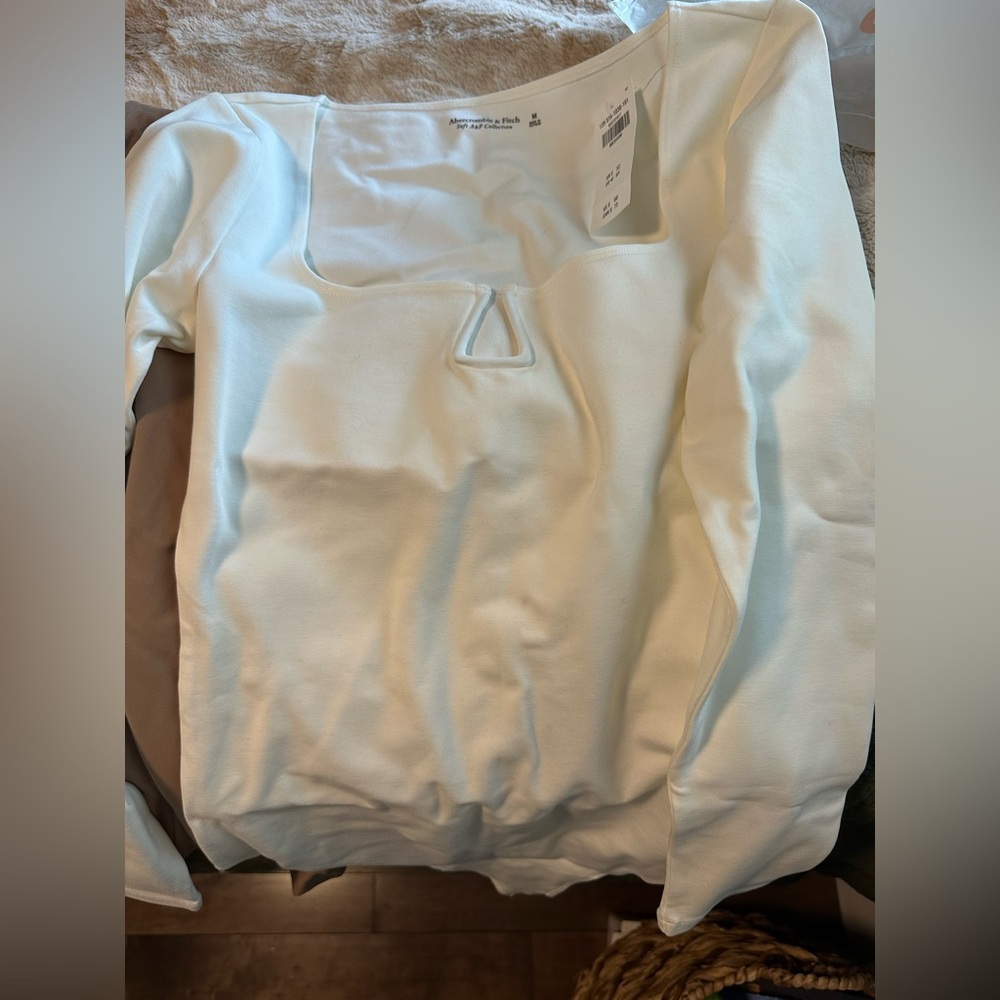 Abercrombie & Fitch White Bodysuit